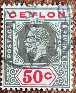 Ceylon #240 Used Single King Edward VII L21