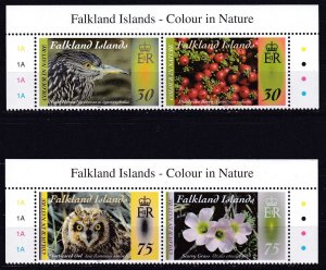 Falkland Isl, Fauna, Birds, Owls, Flowers, Nature MNH / 2012