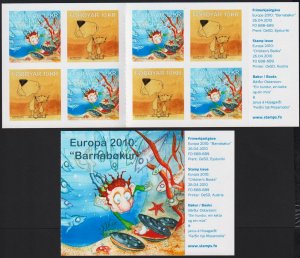 Faroe Islands 2010 Europa CEPT  Mi.700 /1 Booklet MNH