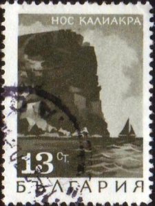 Bulgaria 1968 Sc#1686,  SG#1800 13ct Cape Kaliakra USED-Fine-NH.