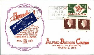 1963 Canada FDC - Homestead, Alfred Boerger Covers - Montreal - F15983