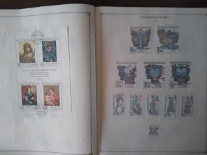 collection on pages Czechoslovakia 1974 mostly complete CR: CV $63.60