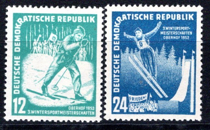 German Democratic Republic Scott # 94 - 95, mint nh