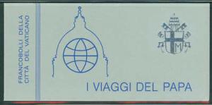 VATICAN City 2nd Booklet 1985 Scott 743a Pope JP2 CV$12