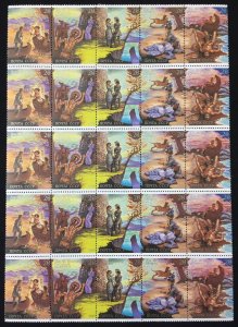 Russia 1989 James Cooper Writer MNH Sheet AB2535