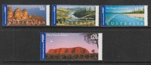 2001 Australia - Sc 1979-82 - MNH VF - 4 single - Tourist Attractions