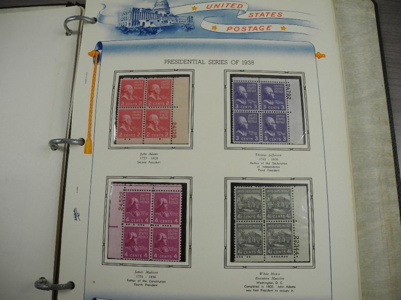 US, Excellent assortment of Mint Stamps mounted on pages & in stock pages