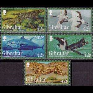 GIBRALTAR 2013 - Scott# 1405-9 Endang.Animals 42p NH