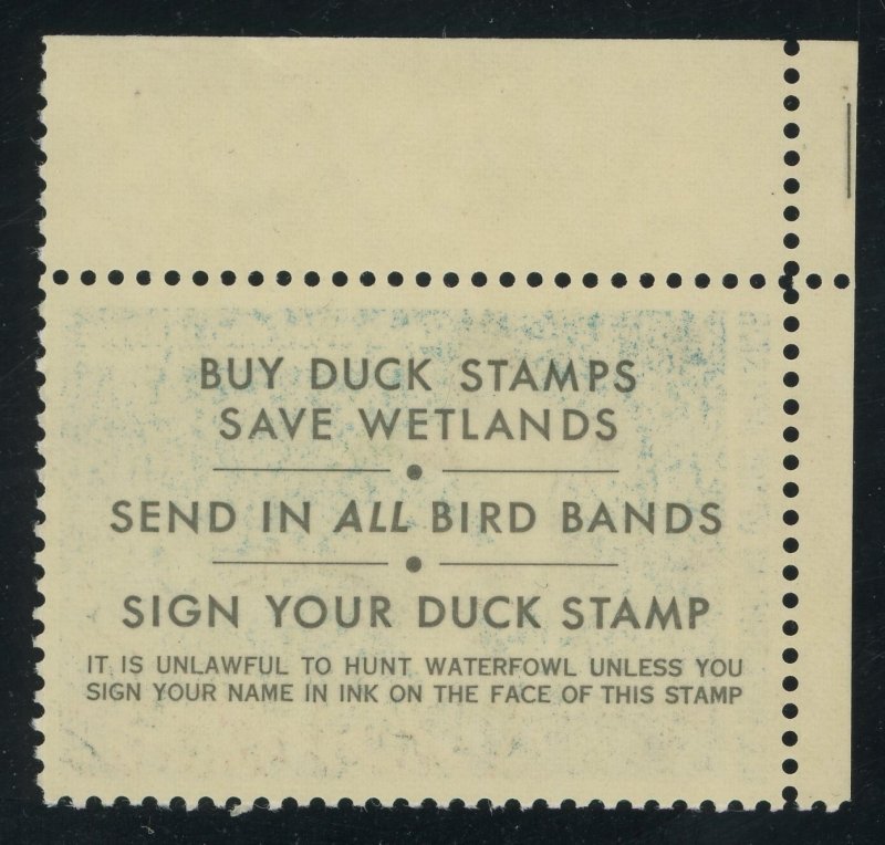 USA RW47 - XF Mint never hinged corner margin single