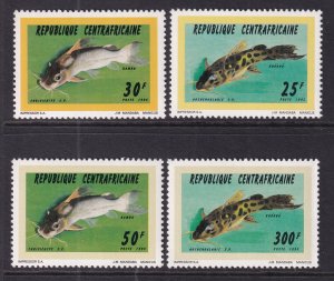 Central African Republic 1090-1093 Fish MNH VF