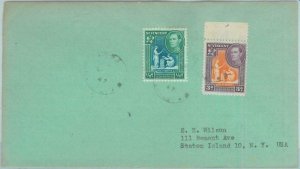83411 - ST VINCENT - POSTAL HISTORY  -  COVER  to the USA 1947
