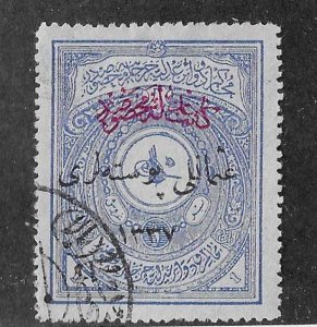 Turkey in Asia Sc #38 1pi ultra used VF