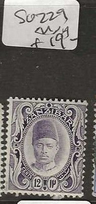 ZANZIBAR SG229    SULTAN    12C  MOG        P0612B H