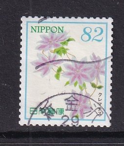 Japan  #3982e   used  2016  flowers  clematis  82y