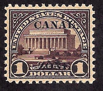 Canal Zone 81 Mint,OG,H... CV $225.00... XF