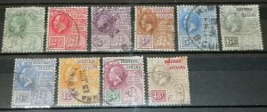 British Guiana 1913-1917 high value set