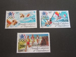 French New Caledonia 1984 Sc C197-9 set MNH