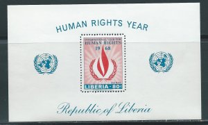 Liberia C179 1968 Human Righhts s..s MNH