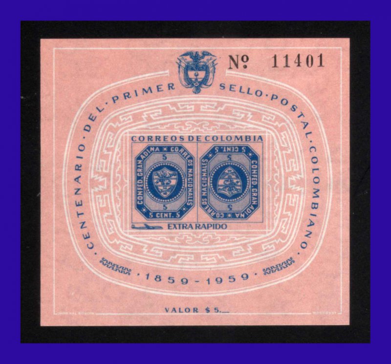 1959  - Colombia - Scott n 355a - MNH - COL- 325