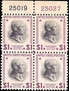 832 Mint,OG,NH... Plate Block of 4... SCV $32.50