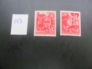 Germany 1945 MNH SC B292-293 SET VF/XF 90 EUROS (153)