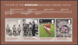 GB 3270 MS3270 The House of Windsor miniature sheet 2012