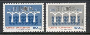 Turkey 1984 Europa, Bridges MUH
