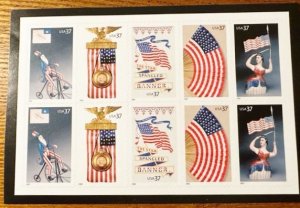 US #3780b Old Glory Booklet Pane of 10 37c 2003 Mint NH