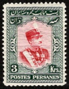 IRA SC #755 MLH 1929 3k Reza Shah Pahlavi CV $150.00 (H) ==> this item is MLH