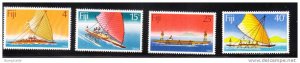 Fiji 1977 Canoes ships Drua Takia Sc 380-383 MNH A3812