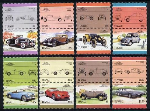 TUVALU - 1984 - Cars, 3rd Series - Perf 16v Set - Mint Never Hinged