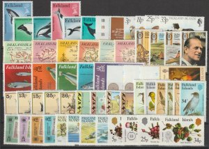 FALKLAND ISLANDS 1980/3 'COMMEMORATIVE SETS' MNH Cat £16