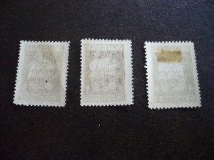 Stamps - Fiume - Scott# 184-186 - Mint Hinged Part Set of 3 Stamps