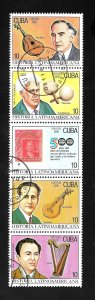 Cuba 1991 - CTO - Strip - Scott #3370A