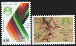 Algeria #601-602  MNH - African Games (1977)