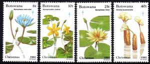 Botswana - 1981 Christmas Aquatic Plants Set MNH** SG 503-506