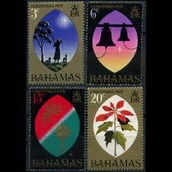 BAHAMAS 1972 - Scott# 339-42 Christmas Set of 4 NH