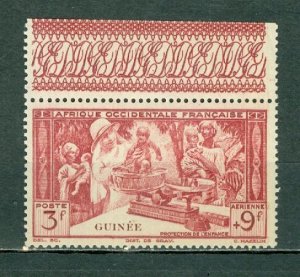 FRENCH GUINEA 1942 WELFARE #CB3 MINT NO THINS
