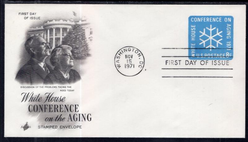 US U565 Aging Artcraft U/A FDC