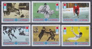 1971 Ajman 762-767 1972 Olympic Games in Sapporo 4,00 €