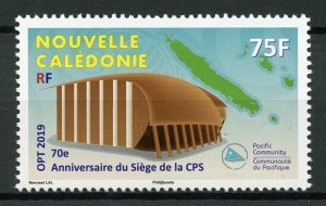 New Caledonia Architecture Stamps 2019 MNH SPC CPS Pacific Community 1v Set