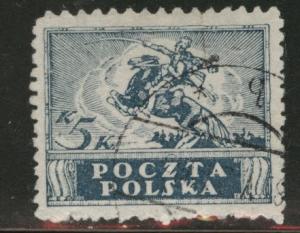 Poland  Scott 132 used 1919 stamp