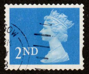 Great Britain  #MH308, phosphor CB-blue, Used, CV $3.00