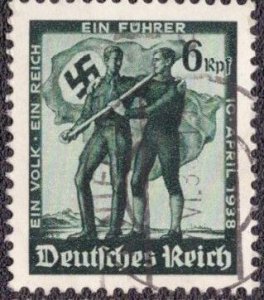 Germany 485 1938 Used
