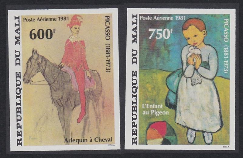 Mali Birth Centenary of Pablo Picasso 2v imperf SG#874-875 SC#C434-C435