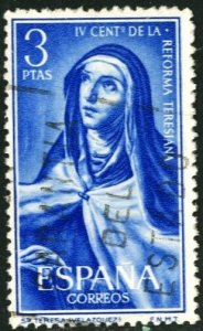 SPAIN, SC #1107, USED - 1962 - SP008