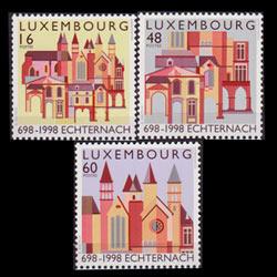 LUXEMBOURG 1998 - Scott# 996-8 Abbey Set of 3 NH