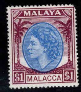 Malaya Malacca Scott 42 MH* QE2 stamp