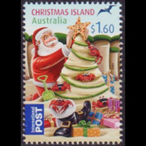 CHRISTMAS IS. 2012 - Scott# 507 Christmas $1.6 NH