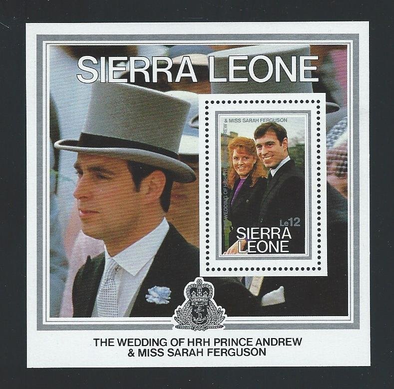 Sierra Leone souvenir sheet  mnh  sc 772